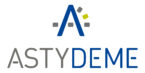 Logo de la société Astydeme - Bleu et gris